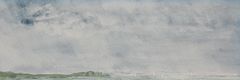 <b>Regenwolken</b><br> Technik: Aquarell<br> Format: 15 x 30 cm<br>Original